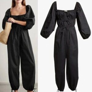 Ulla Johnson Square Neckline Jumpsuit 100% Cotton